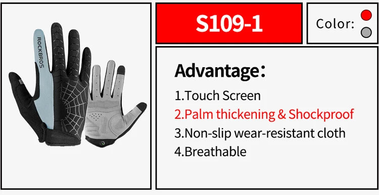 Nordspur | WindGuard Full Finger Cycling Winter Gloves