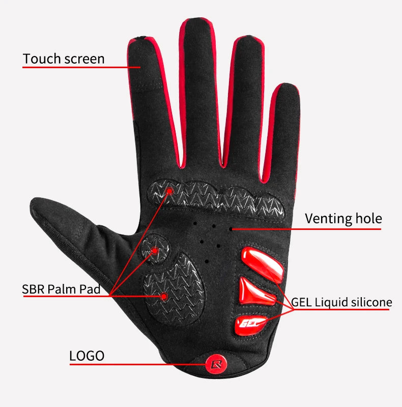 Nordspur | WindGuard Full Finger Cycling Winter Gloves