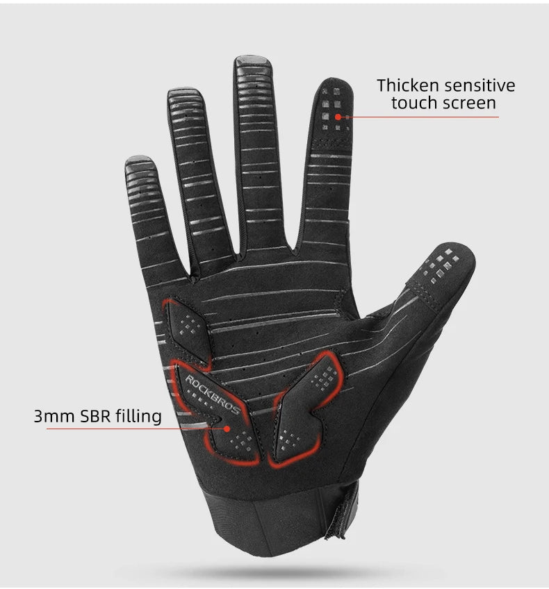 Nordspur | WindGuard Full Finger Cycling Winter Gloves