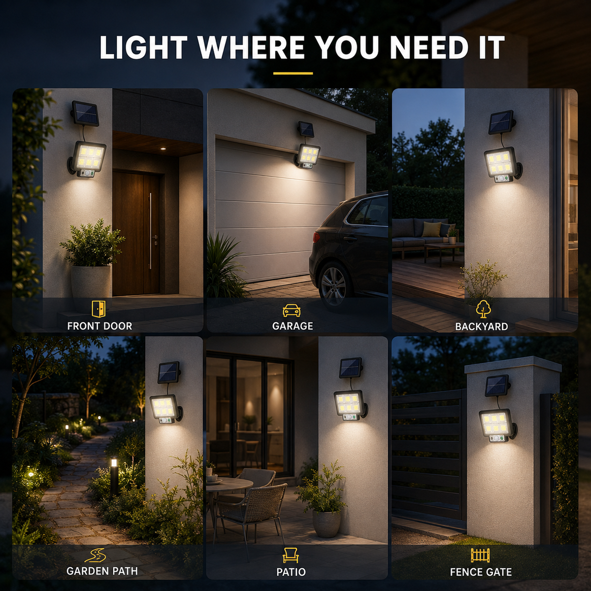 Nordspur | Wireless Solar Wall Light