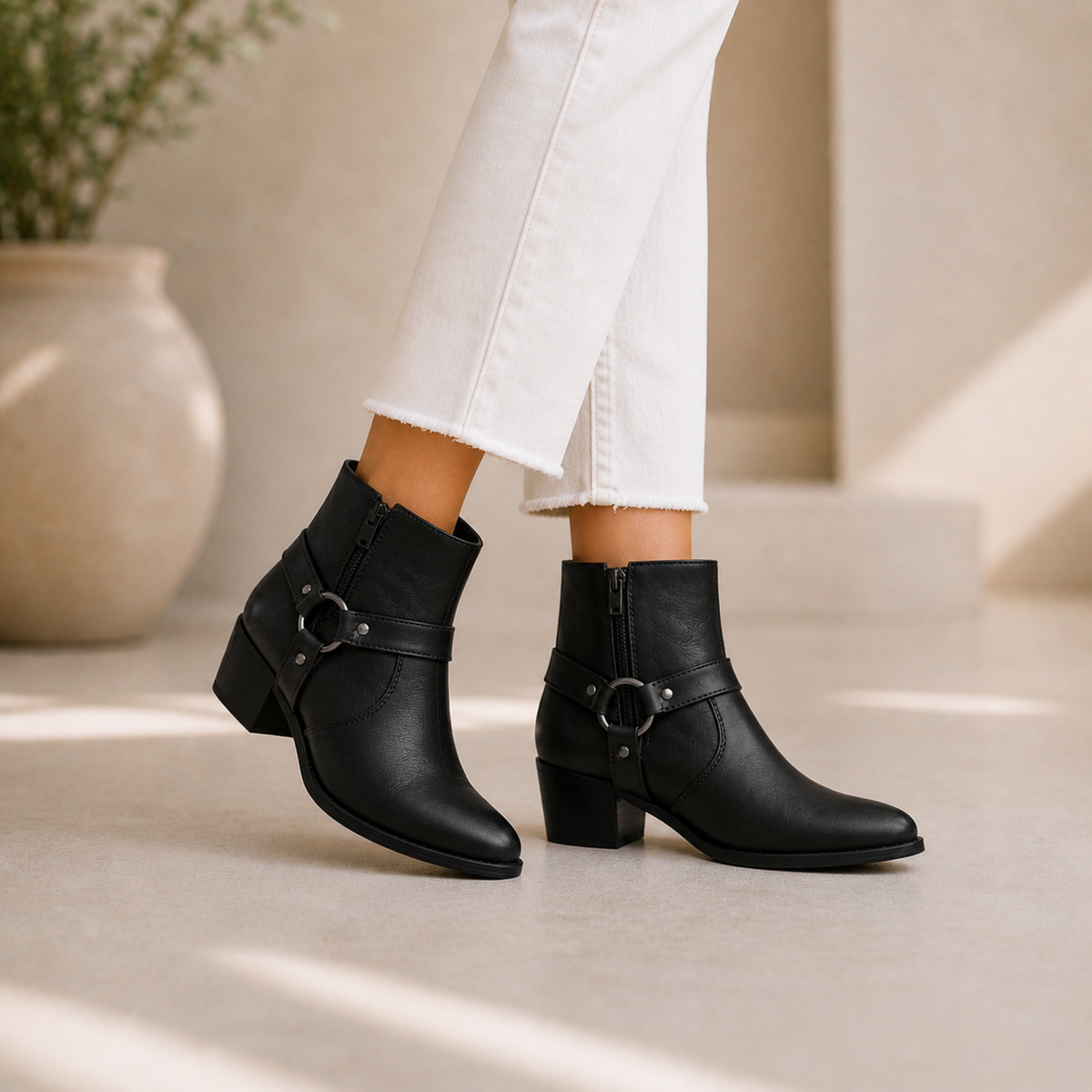 leather boots for dresses Women's Western Dress Pointed Toe Bring the drama with Width:C black tie attire dresses Cinq à Sept Seferina