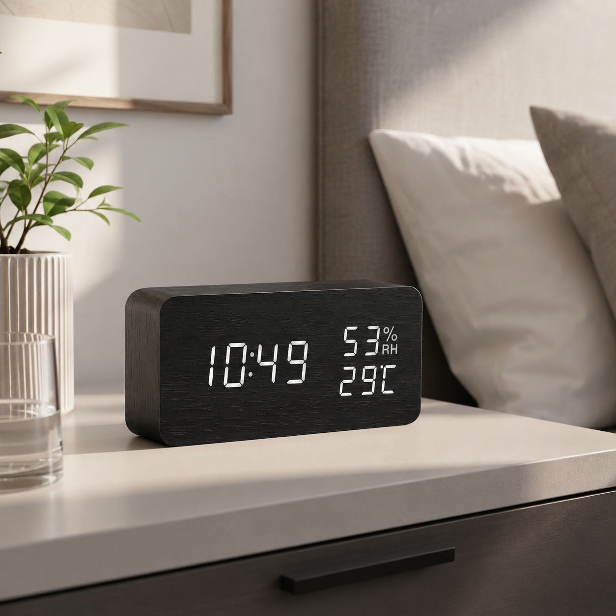 Nordspur | Woodverge Digital Wooden Tabletop Clock