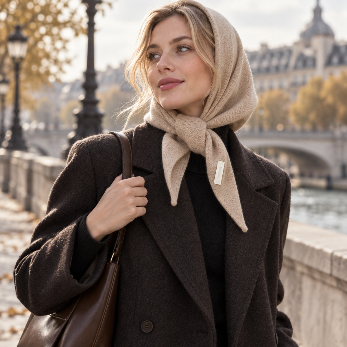 Nordspur | Wool Knit Triangular Scarf