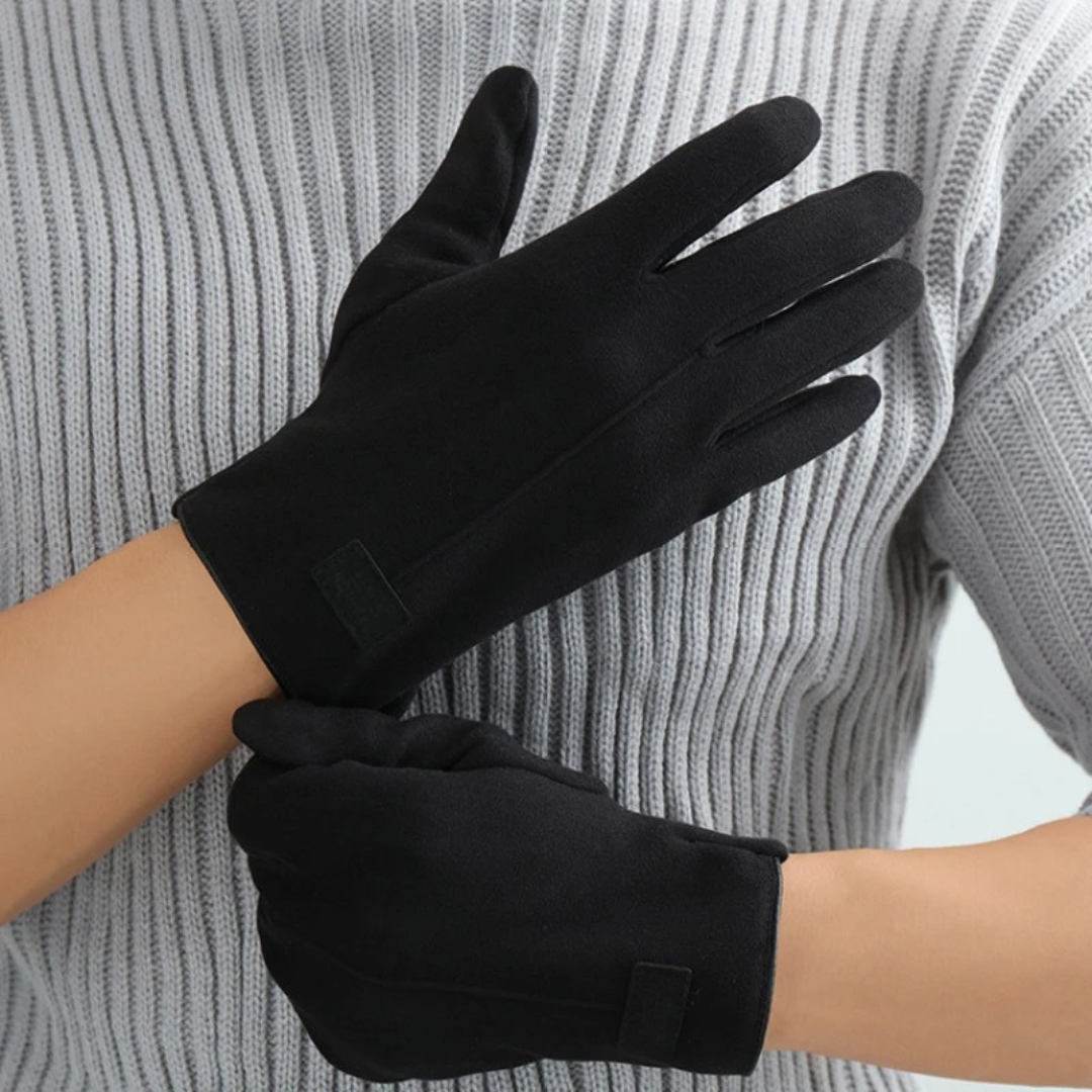 Nordspur | Wrist Length Suede Look Gloves