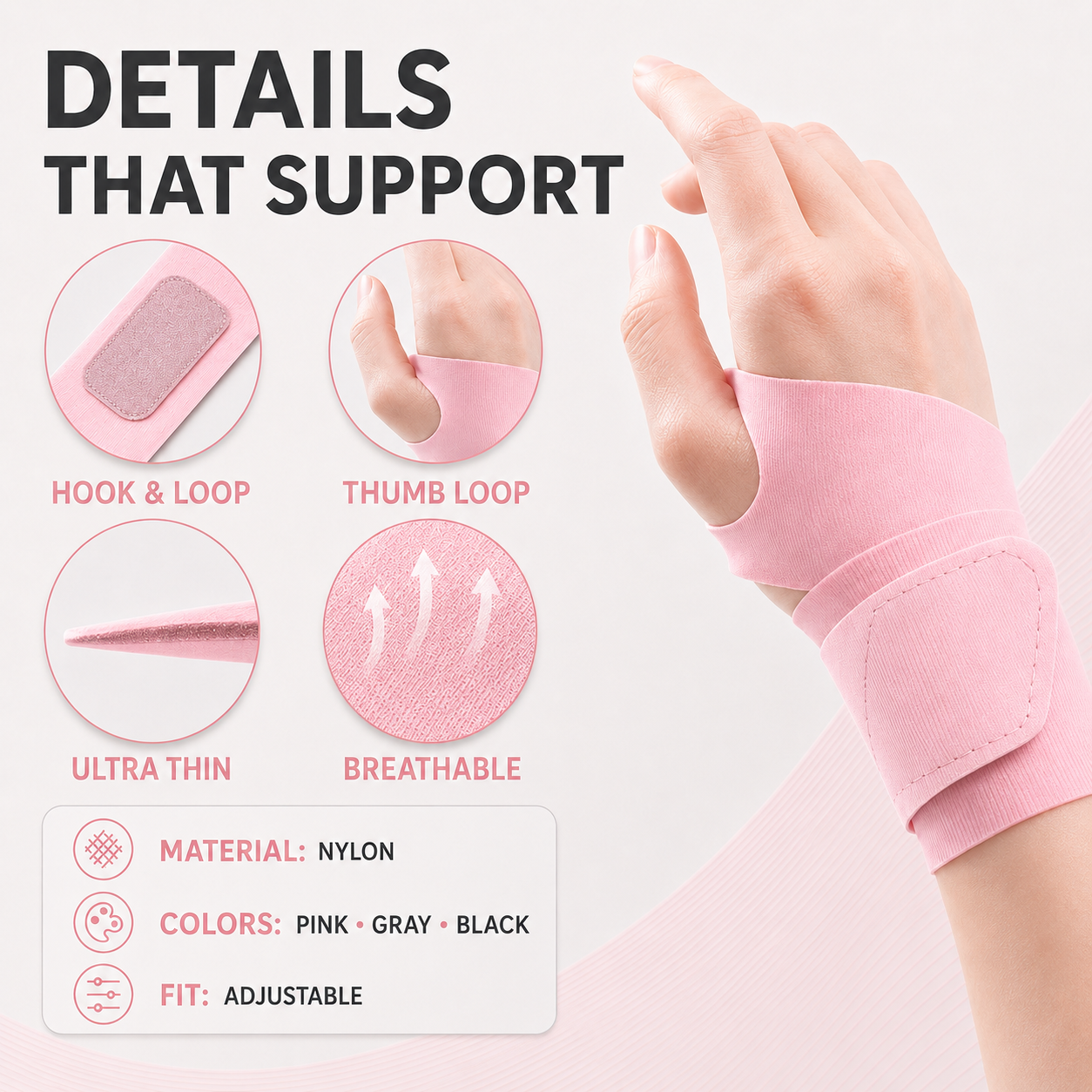 Nordspur | Wristiva Ultra Thin Wrist Support