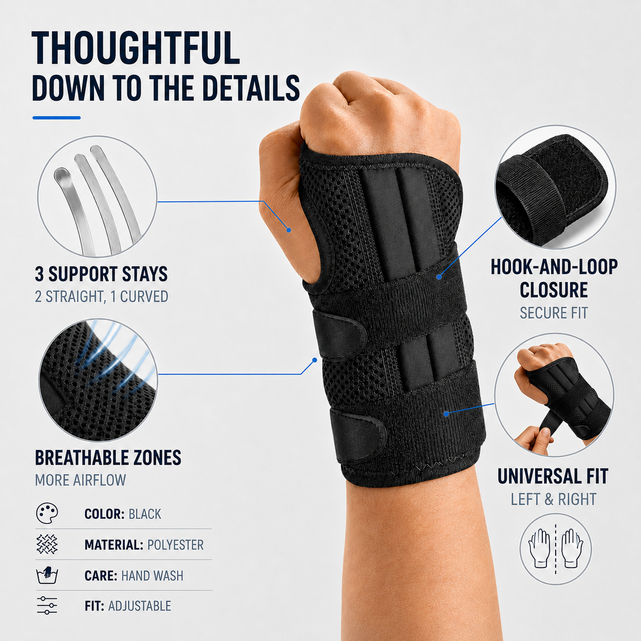 Nordspur | Wristive Adjustable Wrist Stabiliser Brace