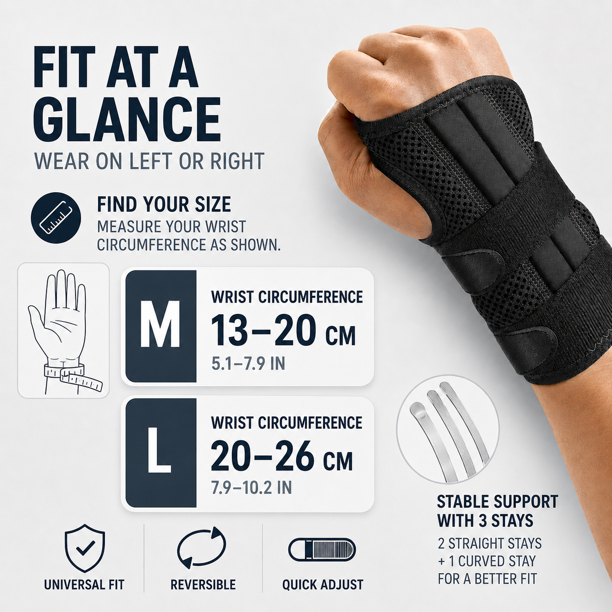 Nordspur | Wristive Adjustable Wrist Stabiliser Brace