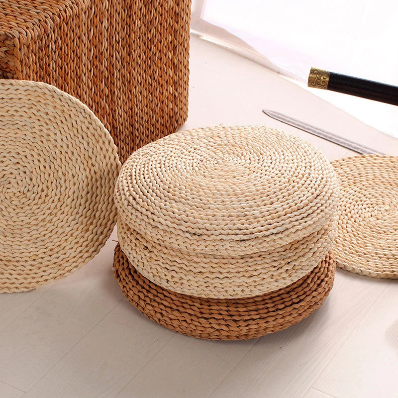 Nordspur | Zennara Round Braided Floor Cushion