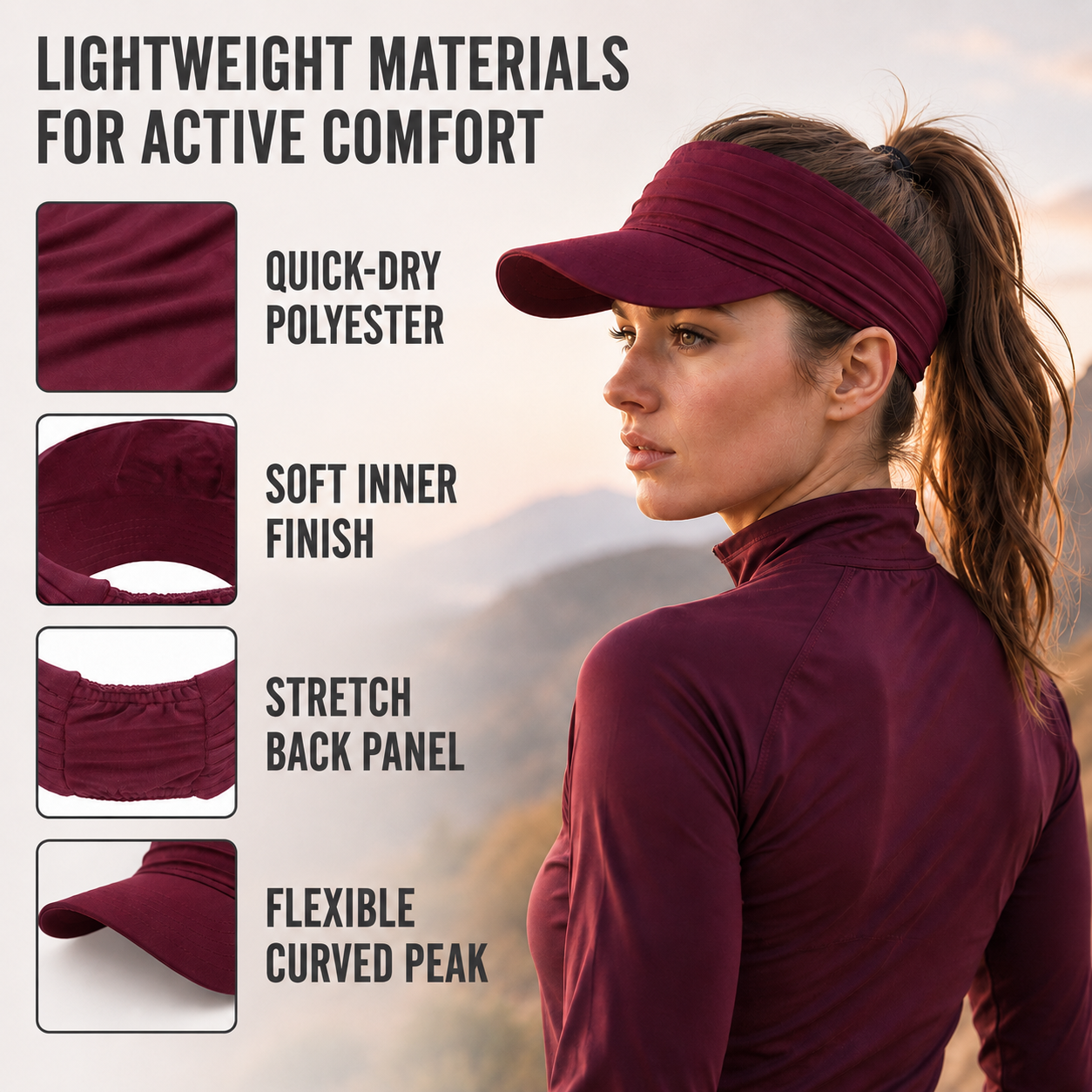 Nordspur | Zephen Open Top Sports Visor