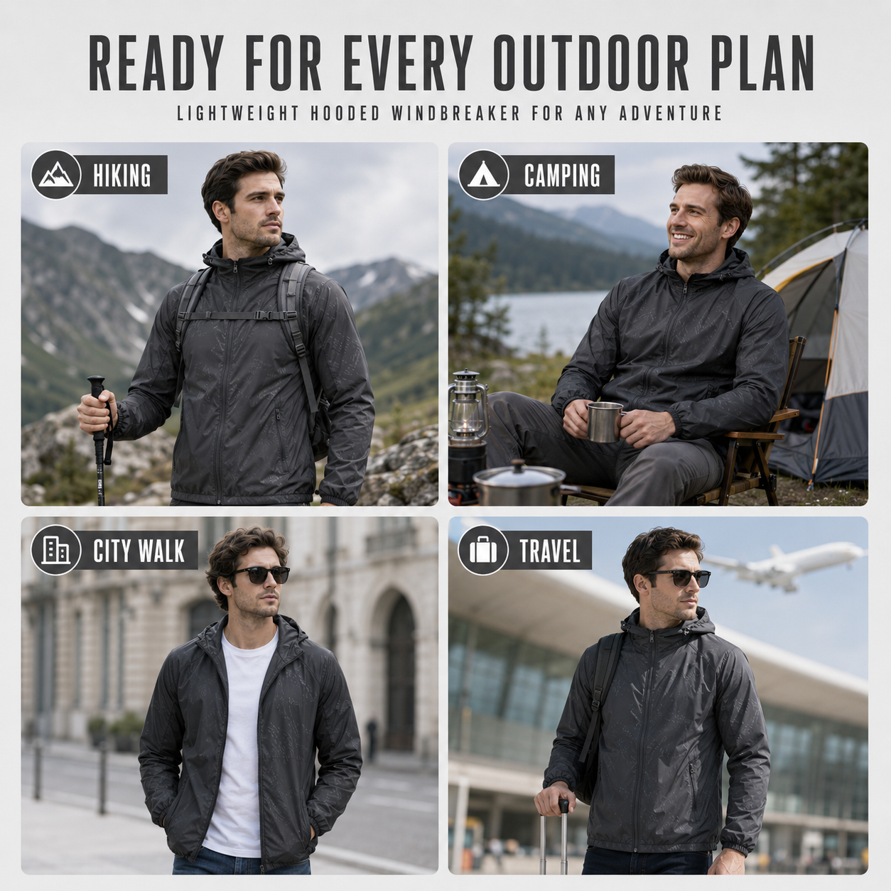 Nordspur | Zephyria Lightweight Hooded Windbreaker