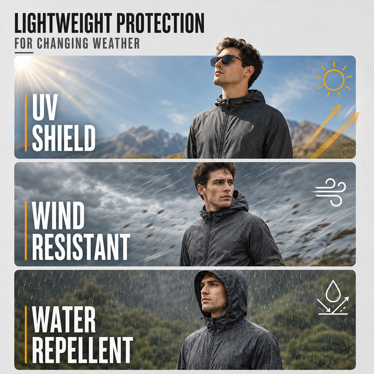 Nordspur | Zephyria Lightweight Hooded Windbreaker