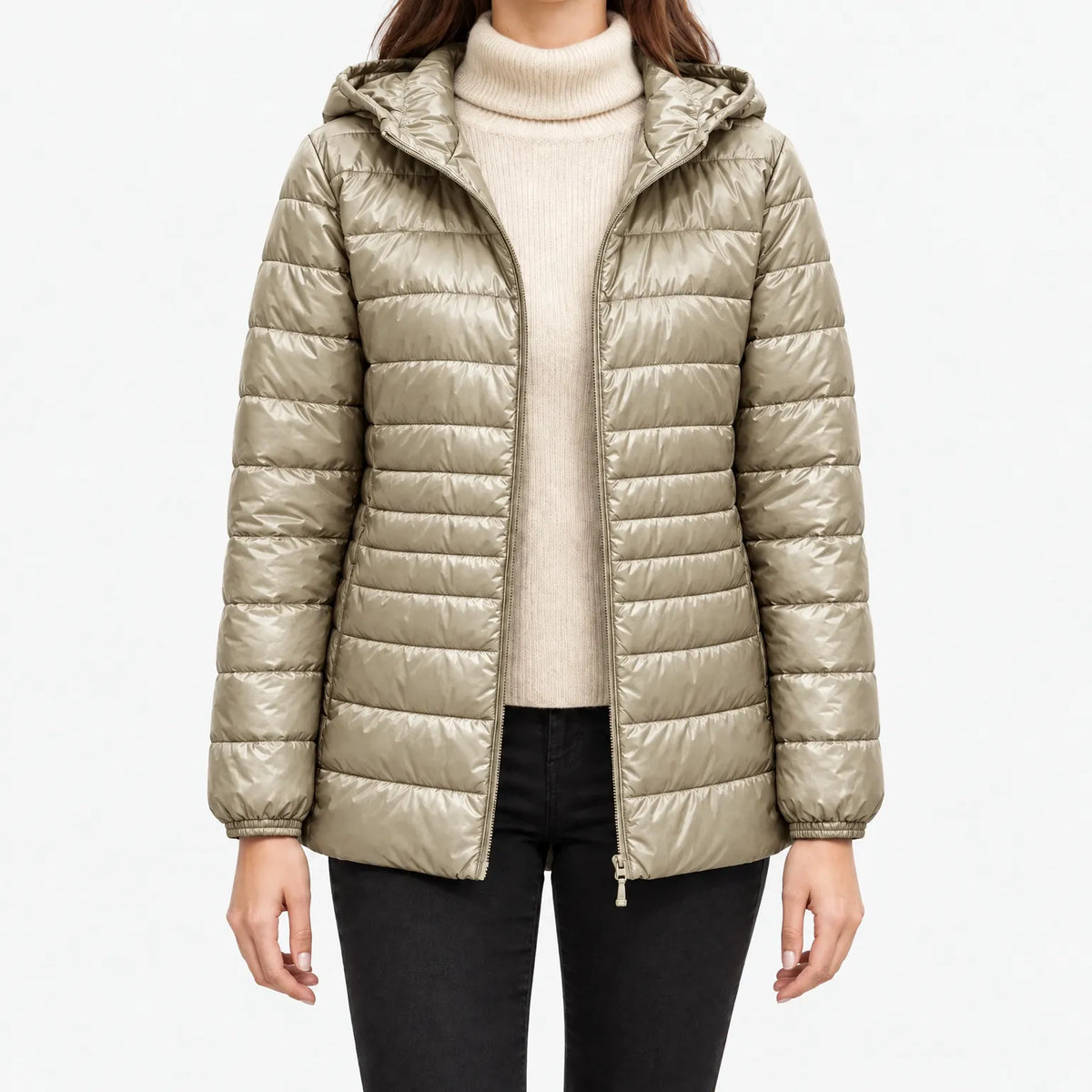 Nordspur | Zephyrine Women's Longline Hooded Puffer Jacket