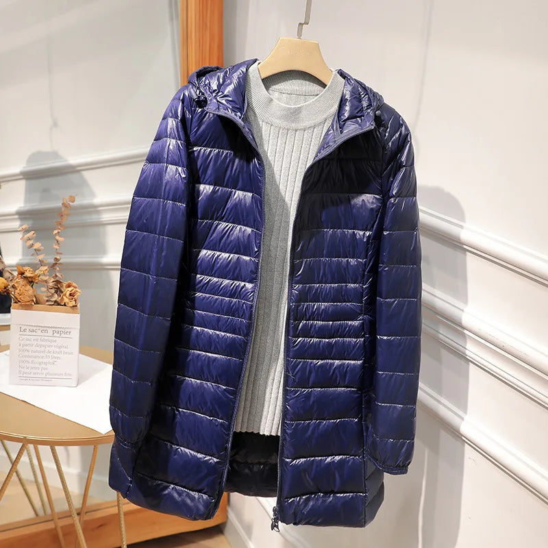 Nordspur | Zephyrine Women's Longline Hooded Puffer Jacket