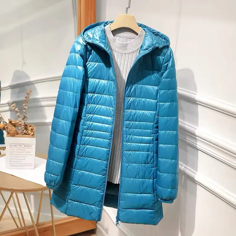 Nordspur | Zephyrine Women's Longline Hooded Puffer Jacket