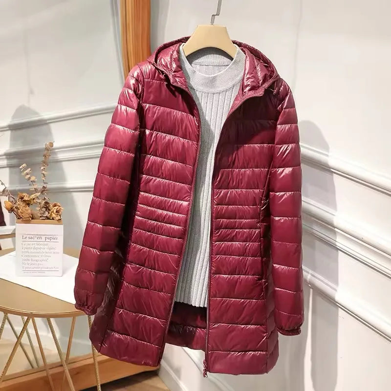 Nordspur | Zephyrine Women's Longline Hooded Puffer Jacket