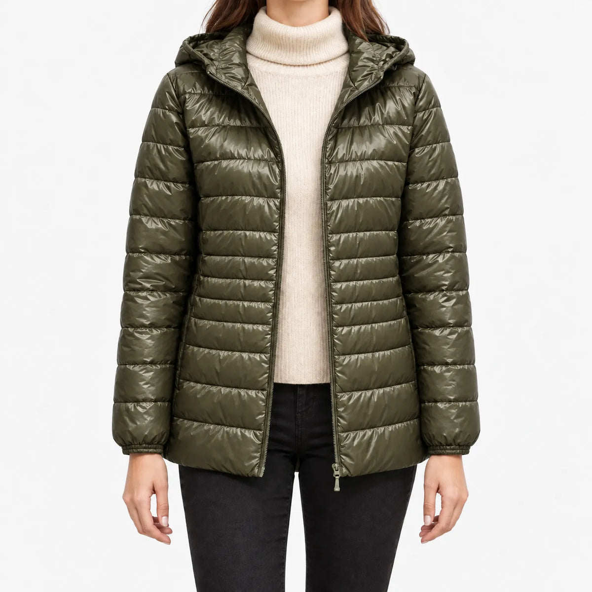 Nordspur | Zephyrine Women's Longline Hooded Puffer Jacket