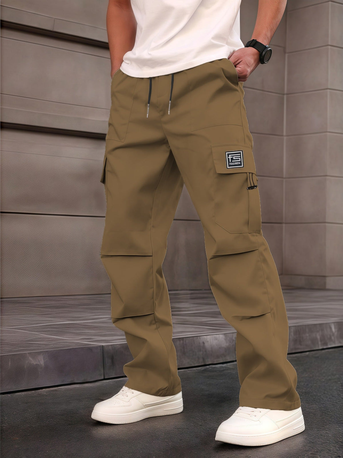Men's Cargo Pants for All-Season Daily Wear | Straight-Leg | Slim Fit | Multicolor Pocket