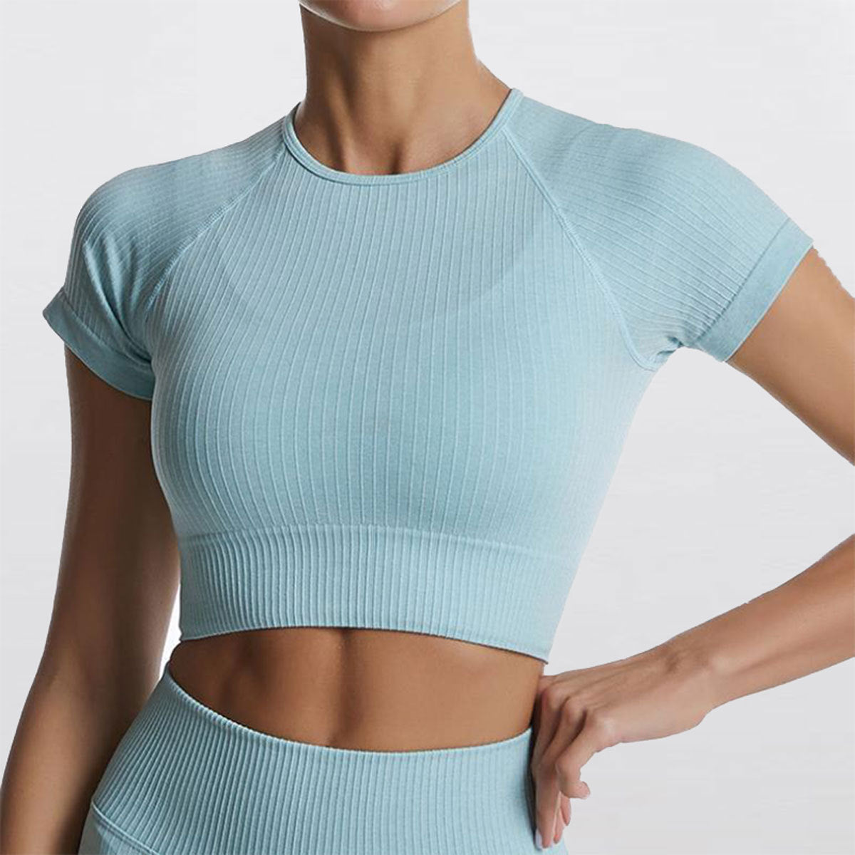 Nordspur | Vyralia Seamless Short Sleeve Crop Top