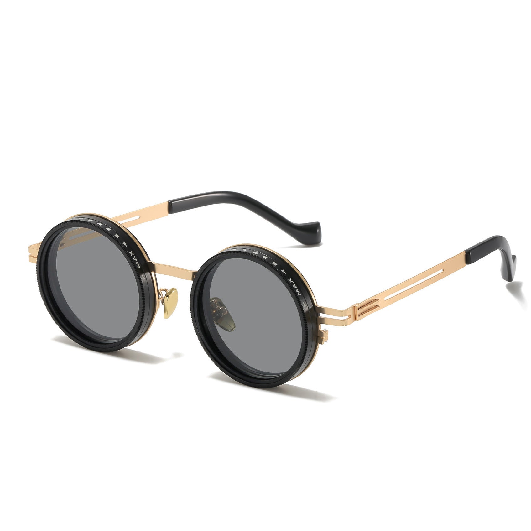 Nordspur | Vortexyn Round Punk Steampunk Dimming Sunglasses