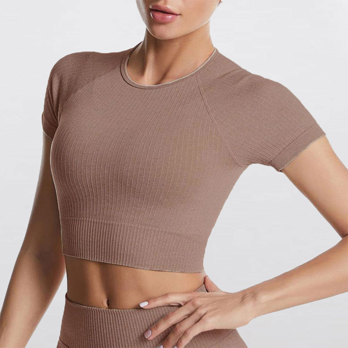 Nordspur | Vyralia Seamless Short Sleeve Crop Top
