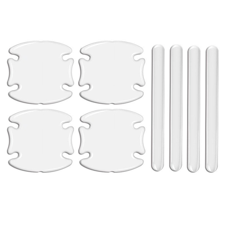 Anti-Scratch Protection Film for Car Door Handles – 8 pcs Self-Adhesive Door Handle Protectors