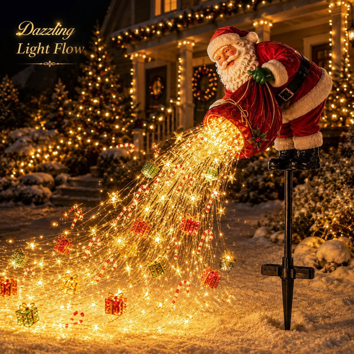 Flowing LED Christmas Garden Light