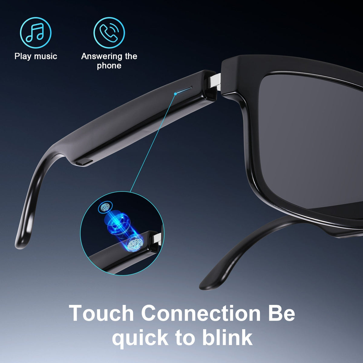Smart AI Bluetooth Glasses