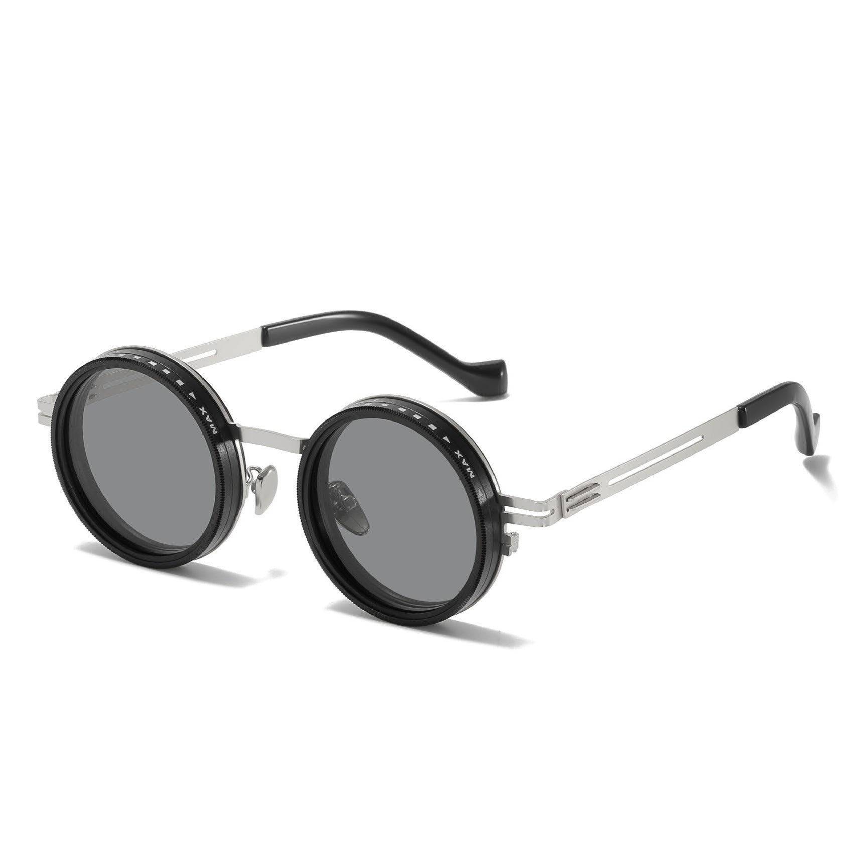 Nordspur | Vortexyn Round Punk Steampunk Dimming Sunglasses
