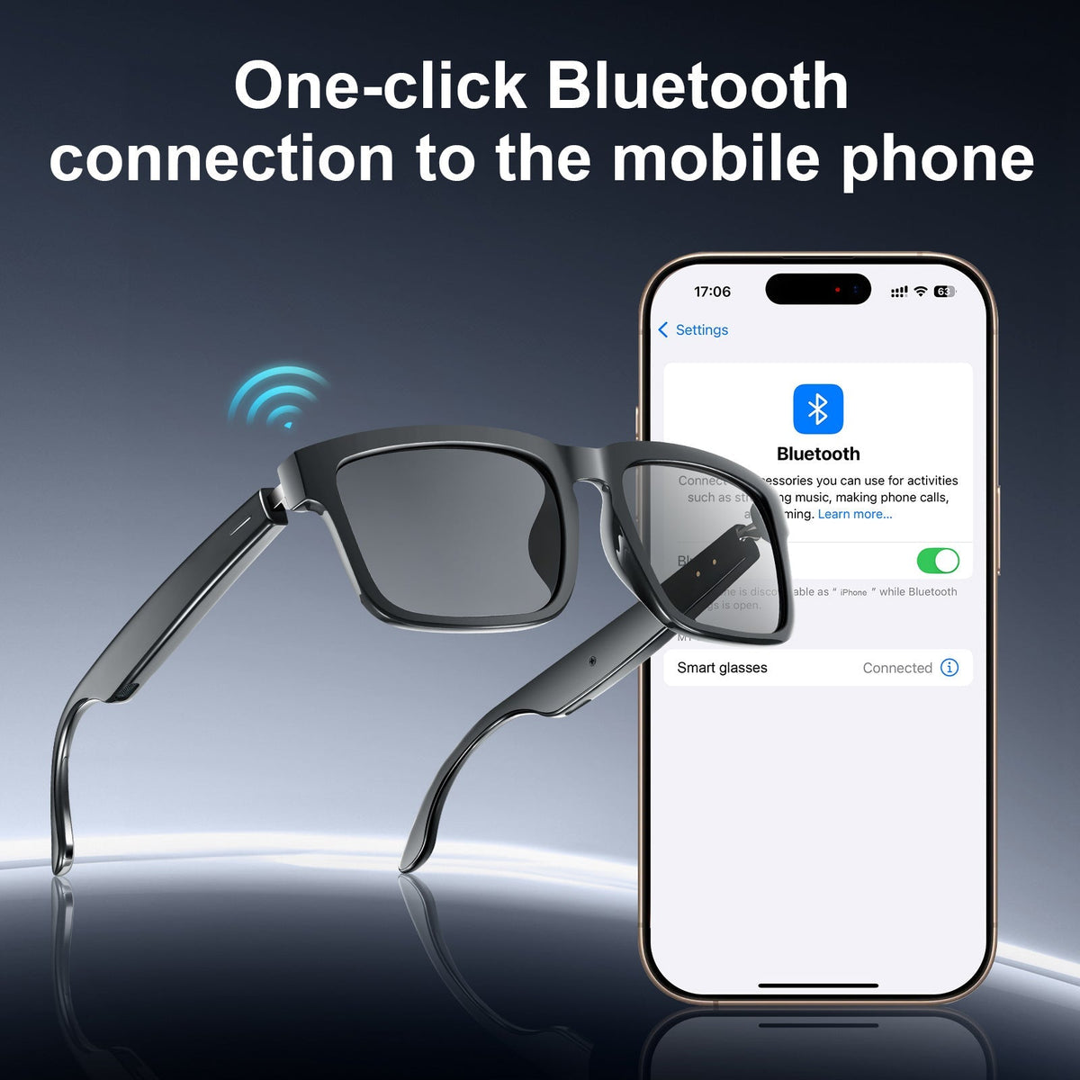 Smart AI Bluetooth Glasses