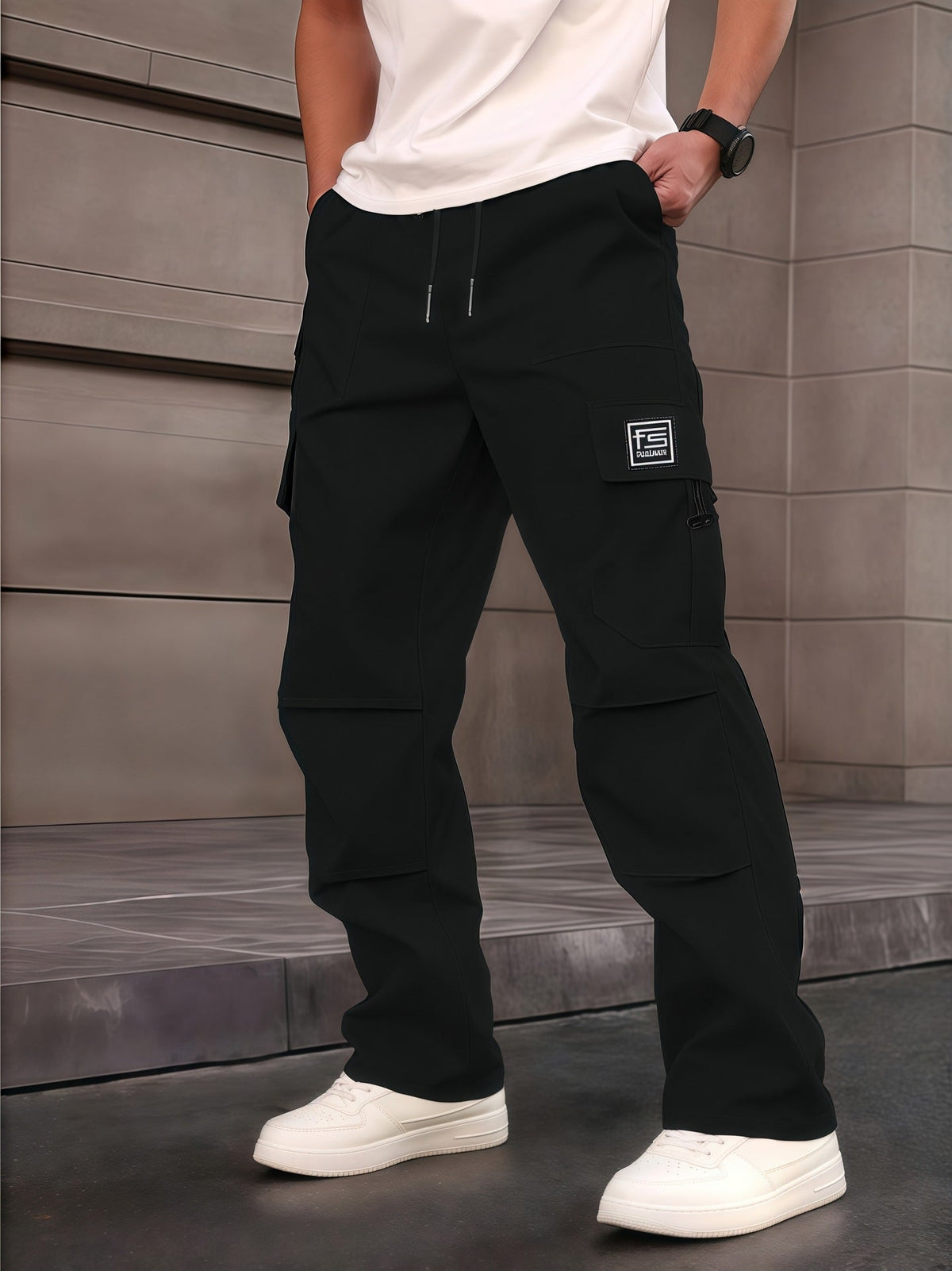Men's Cargo Pants for All-Season Daily Wear | Straight-Leg | Slim Fit | Multicolor Pocket