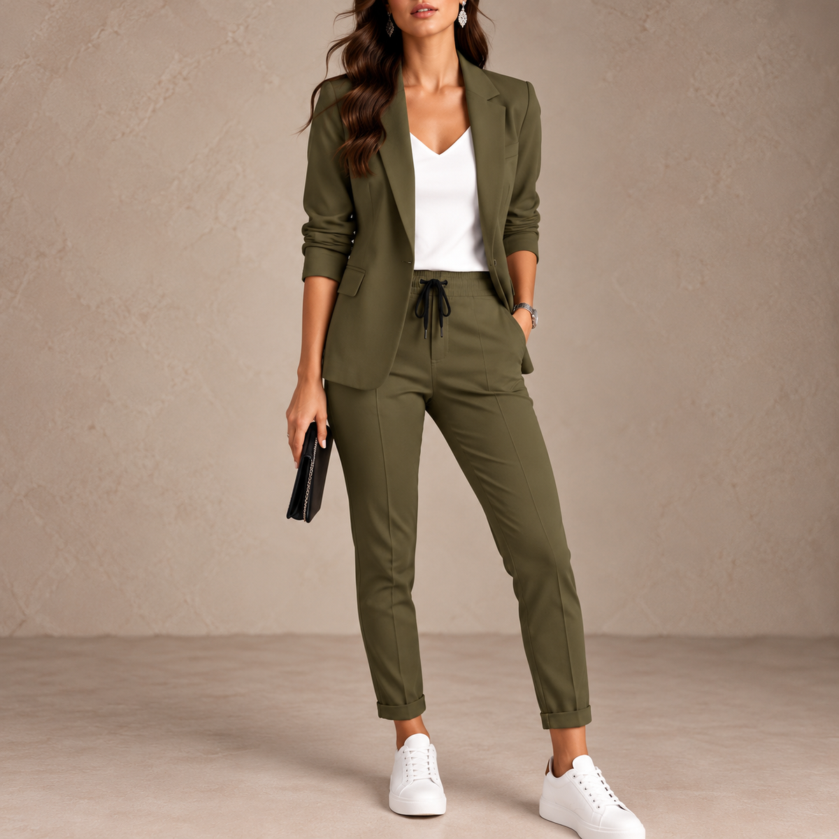 Joanna Blazer & Trouser Set