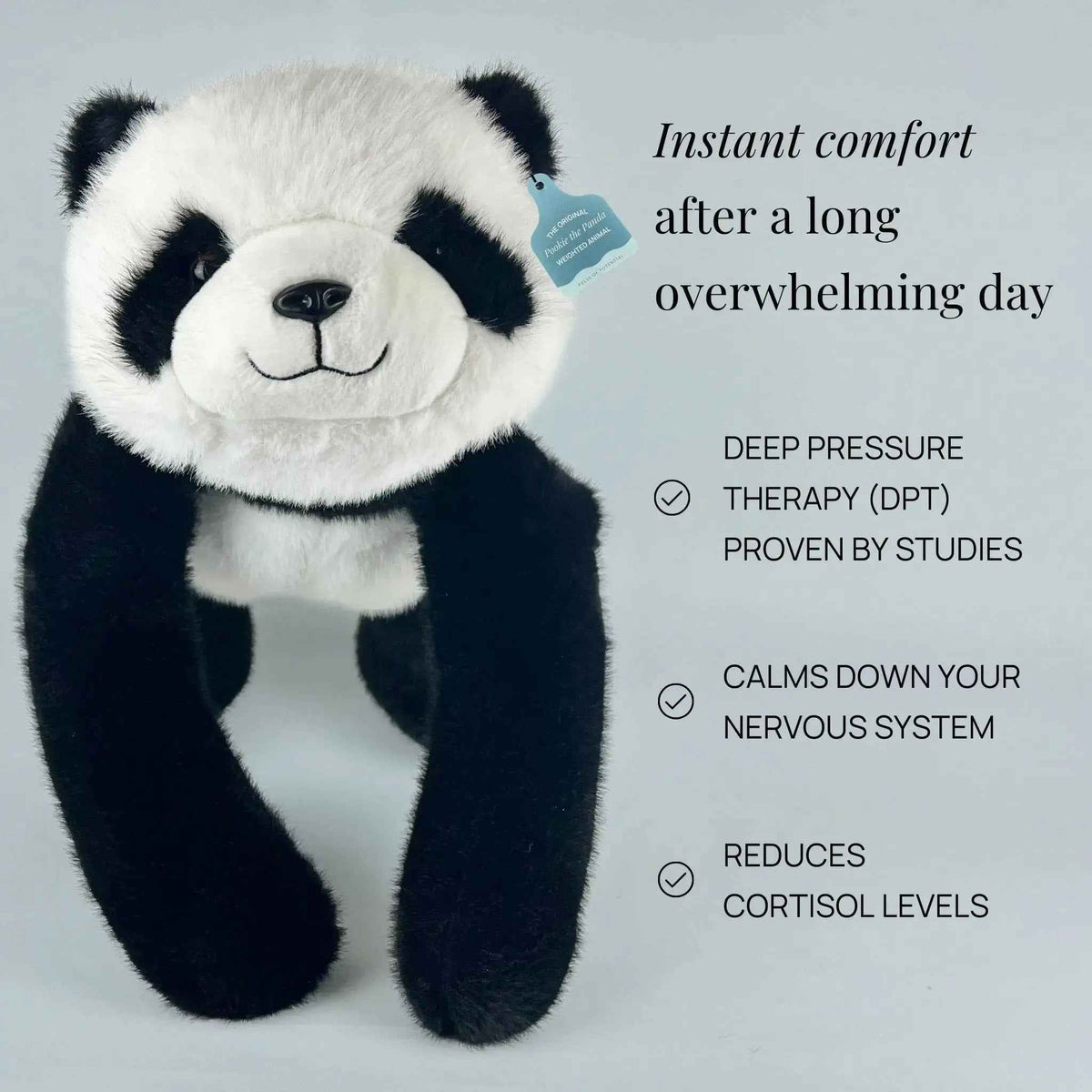 Pookie the Panda Weighted Animal