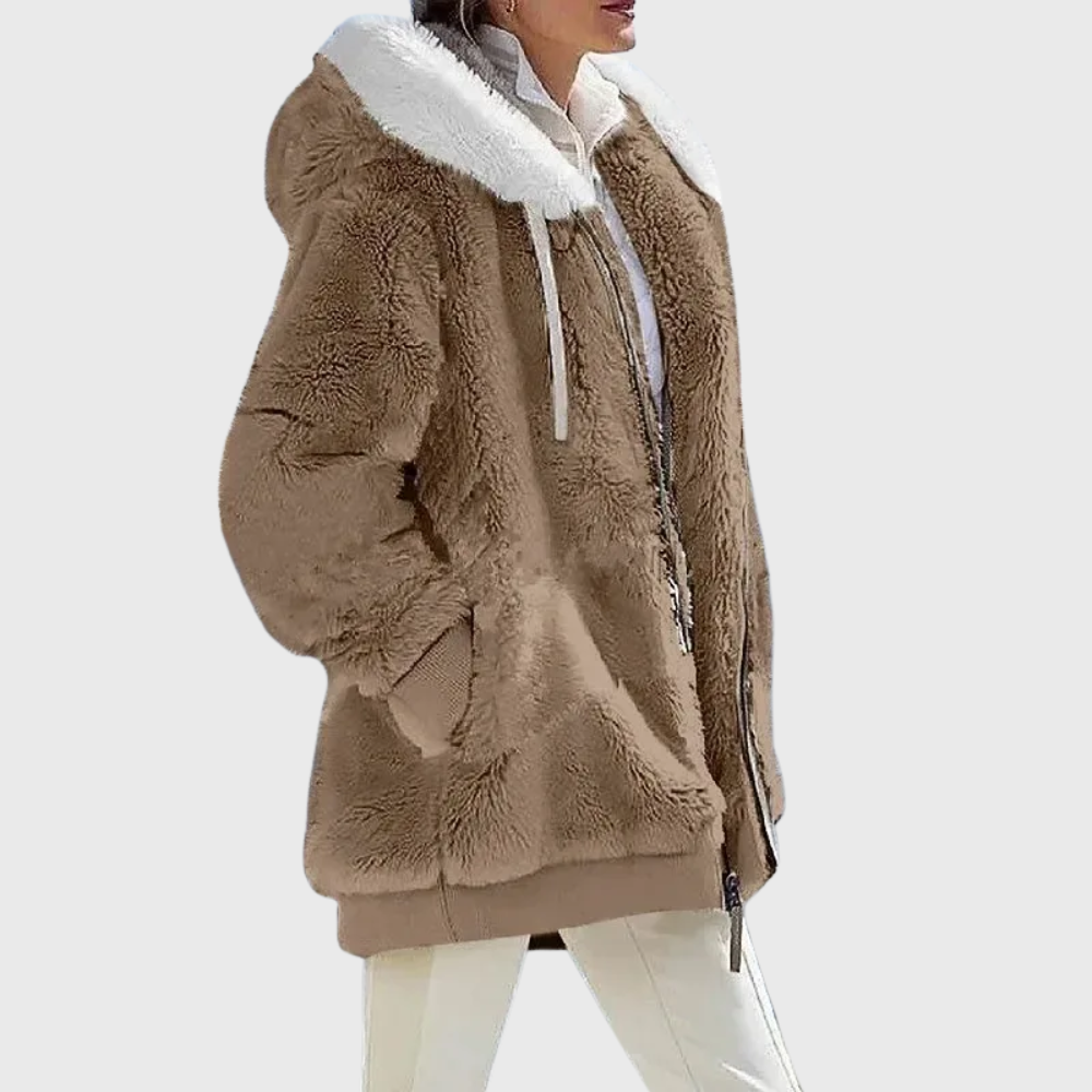 Elegant Multicolor Warm Puffer Jacket