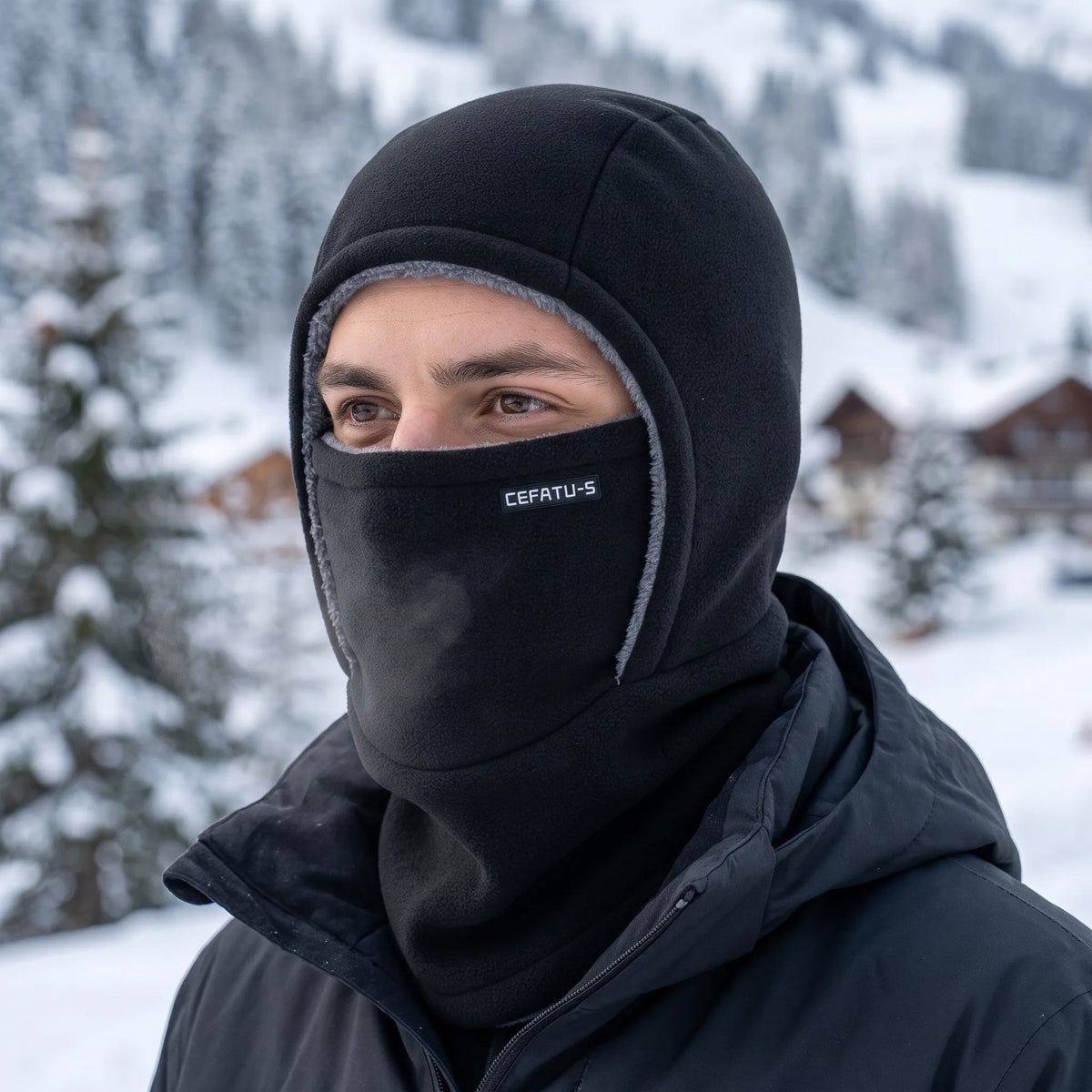Pistaro | Windproof 3-in-1 Ski Balaclava - Hat, Face Mask & Neck Warmer
