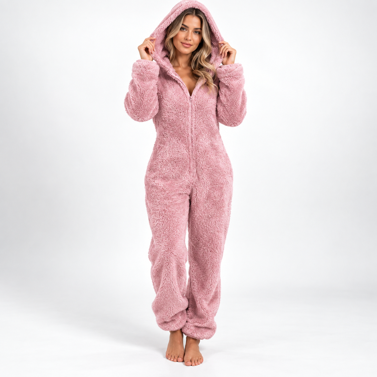 Nordspur | CozyLuxe Onesie Women's Fleece Jumpsuit with Zip