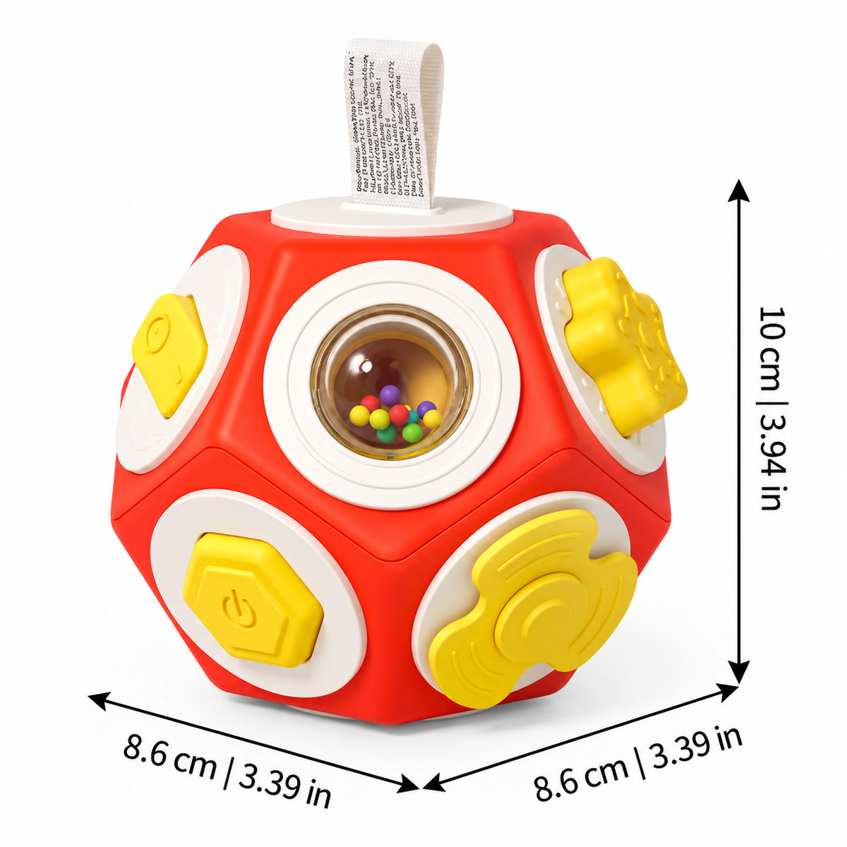 Montessori Activity Cube with Bead Maze & Shape Sorter