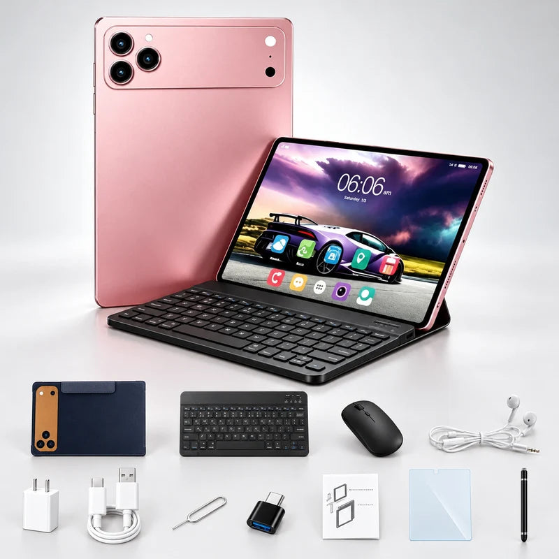Nordspur | HK 18 PRO MAX Android Tablet – Dual SIM, 3G/4G, Keyboard & Mouse