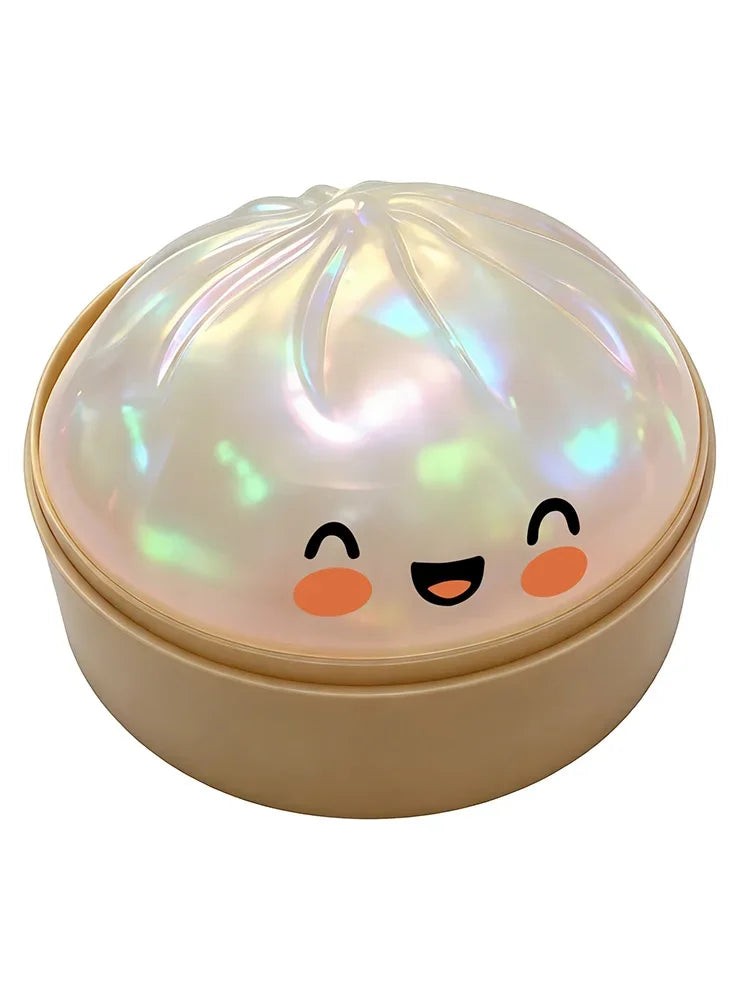 Dumpling Squishy Toy – Slow Rise Stress Relief Squeeze | Steamer Cage Design | 12 Collectible Styles