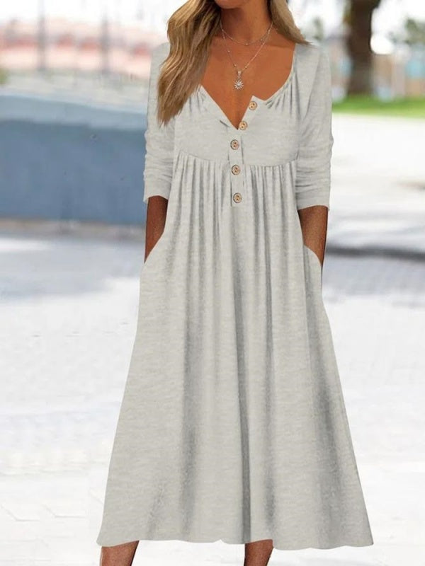 Waist-Cinching Dress With Heart Decoration
