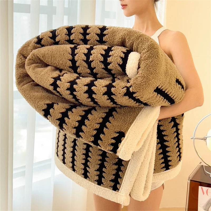 Aspen Plush Throw Blanket