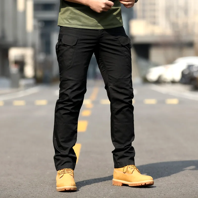 Men's Tactical Trousers with Waterproof and Windproof Protection for Outdoor Use