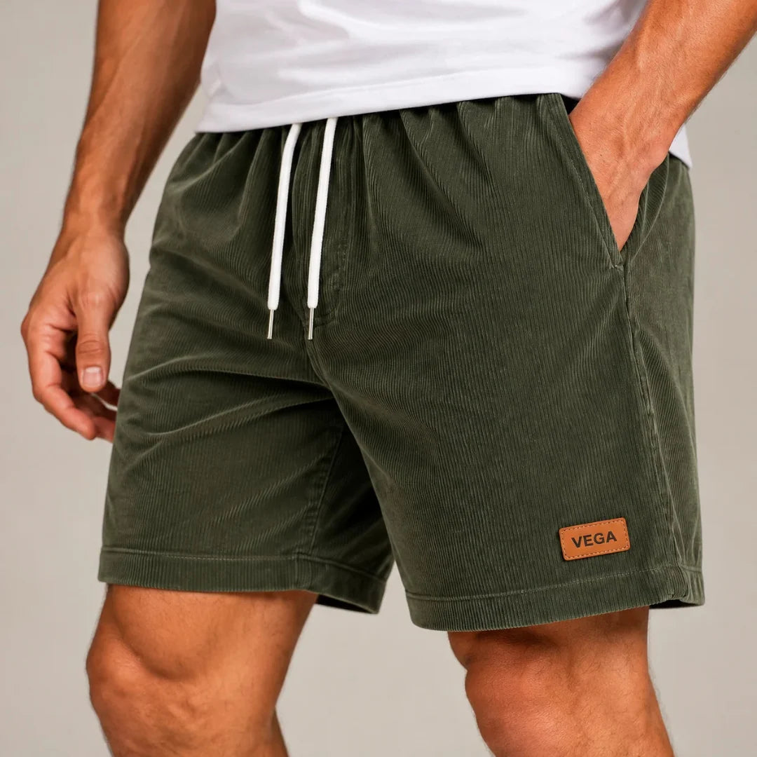 Men's Ribbed Corduroy Bermuda Shorts
