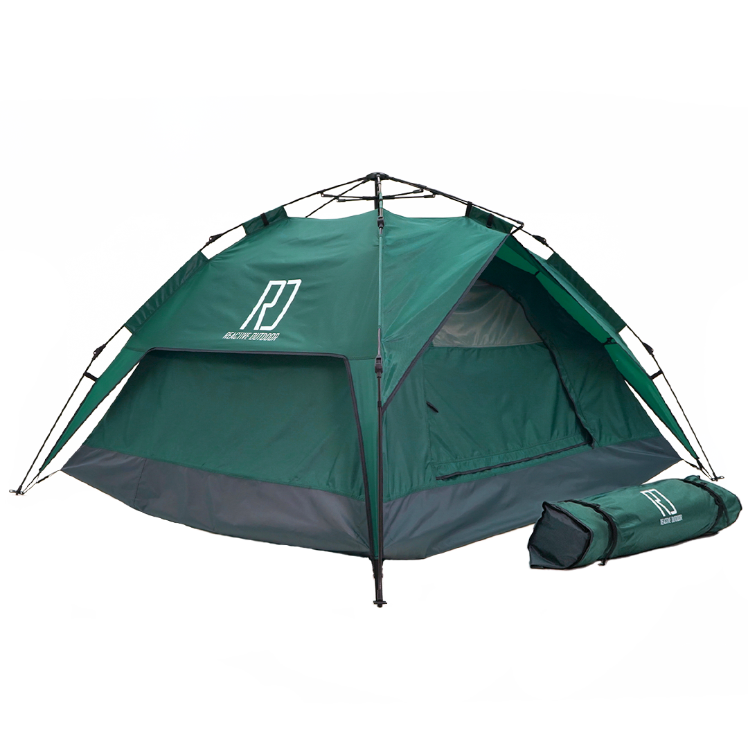 Large-Sized 3 Secs Tent + FREE Camping Tarp (Up to 3 Person)