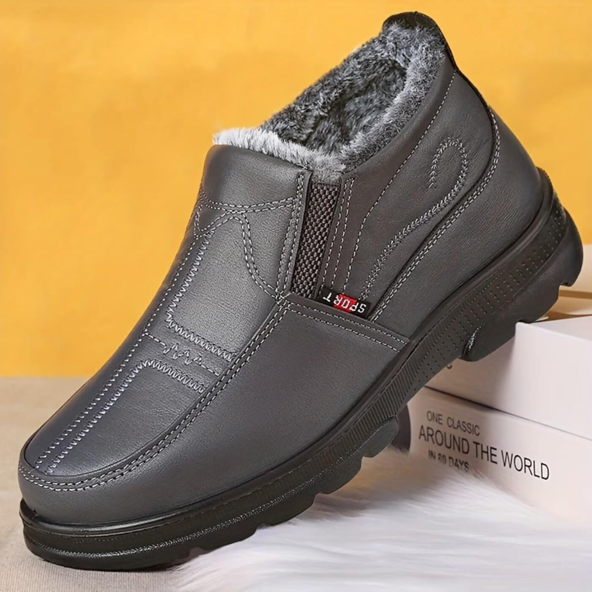 Warm Winter Ankle Boots with Soft Lining