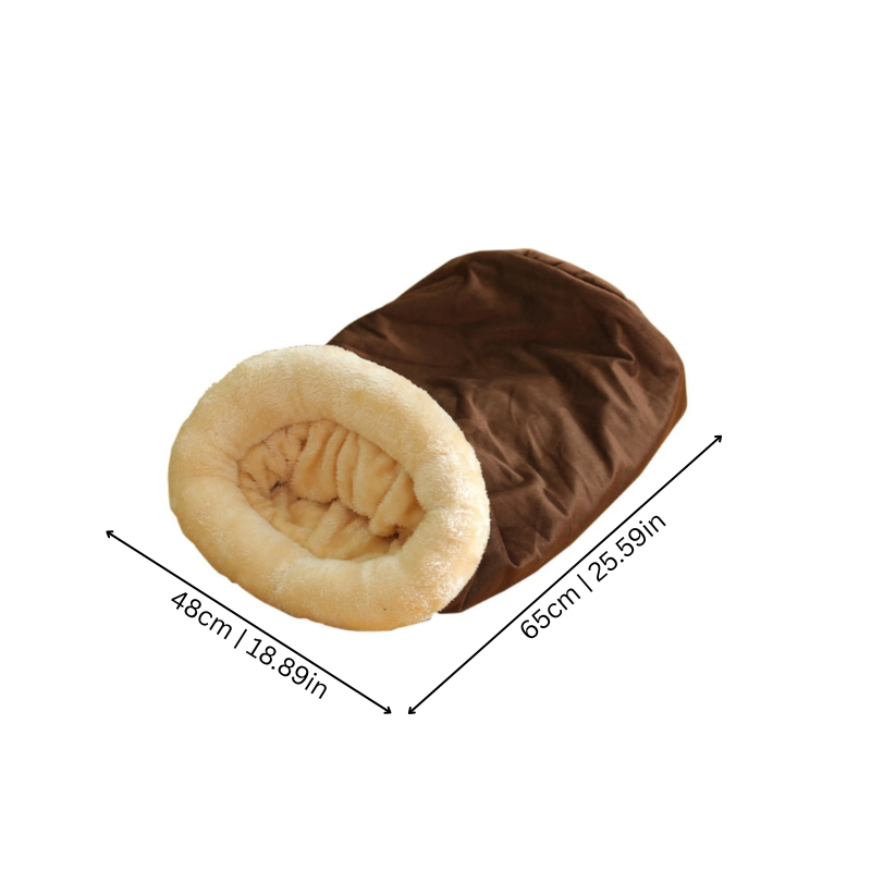 Soft Cave Bed for Curled-Up Comfort