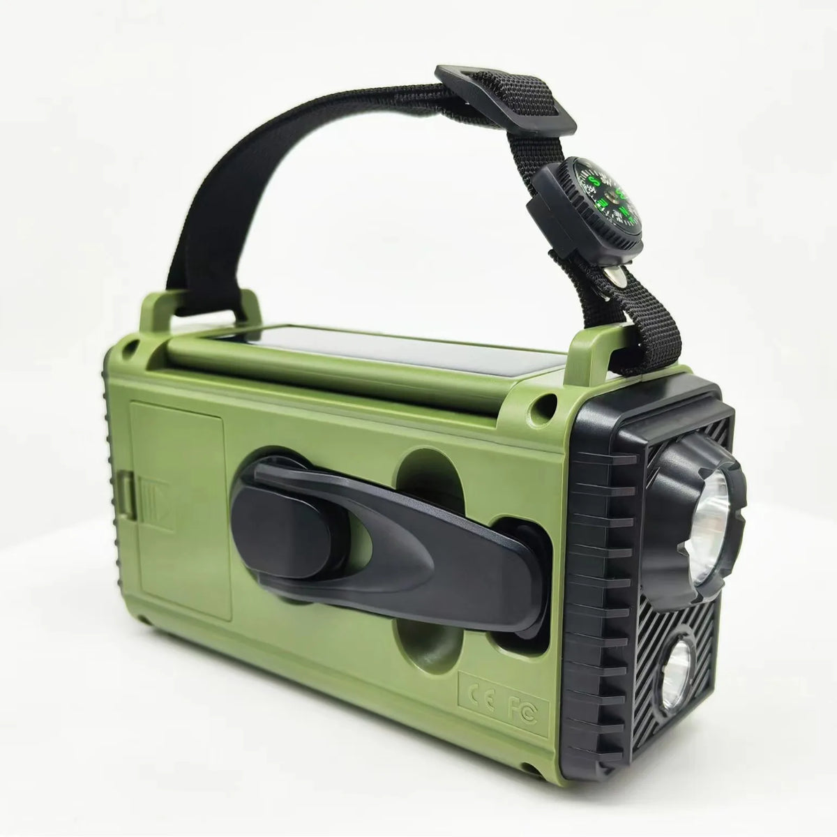 Solar Powered Radio Flashlight Phone Charger