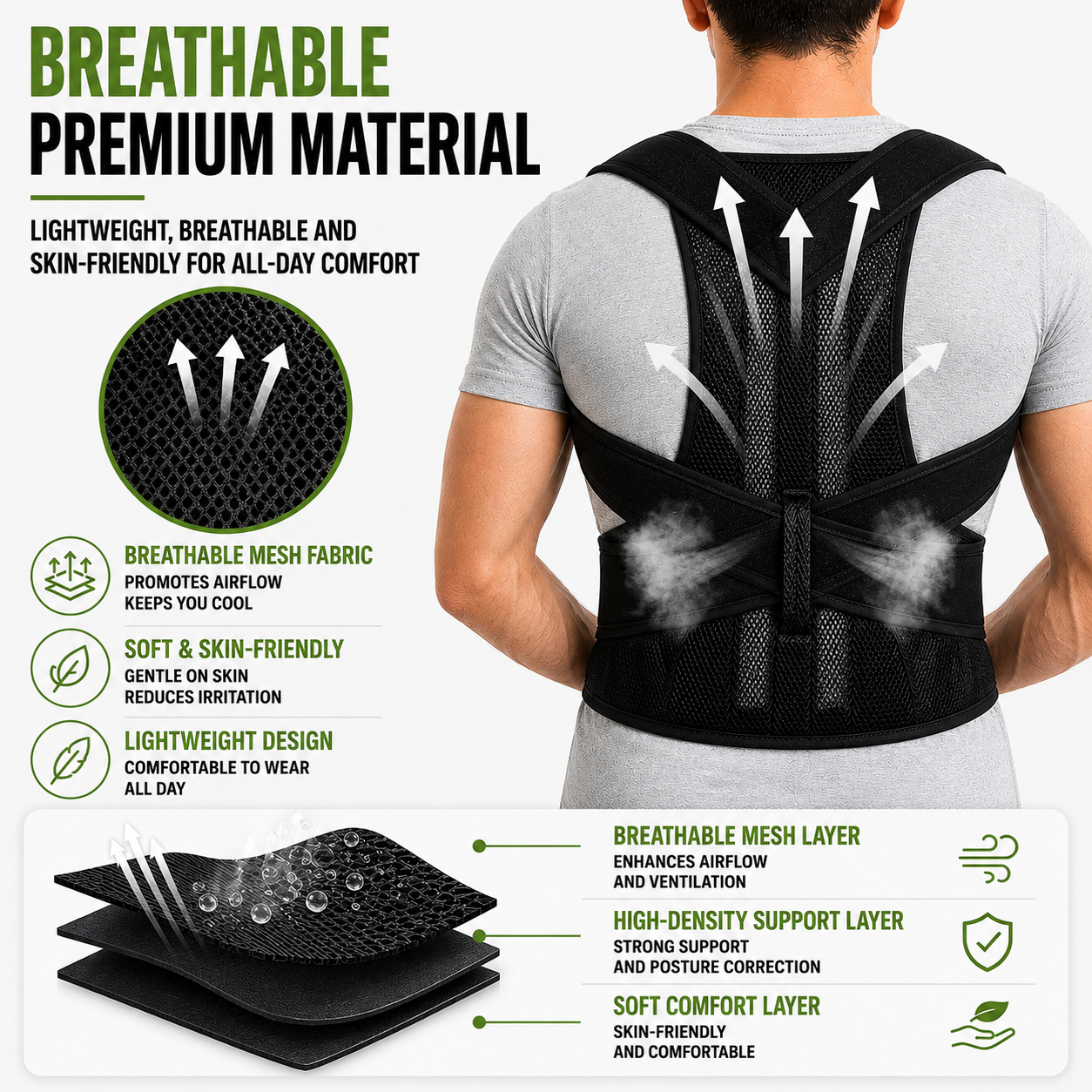 Nordspur | Spinalynx Adjustable One Piece Back Brace