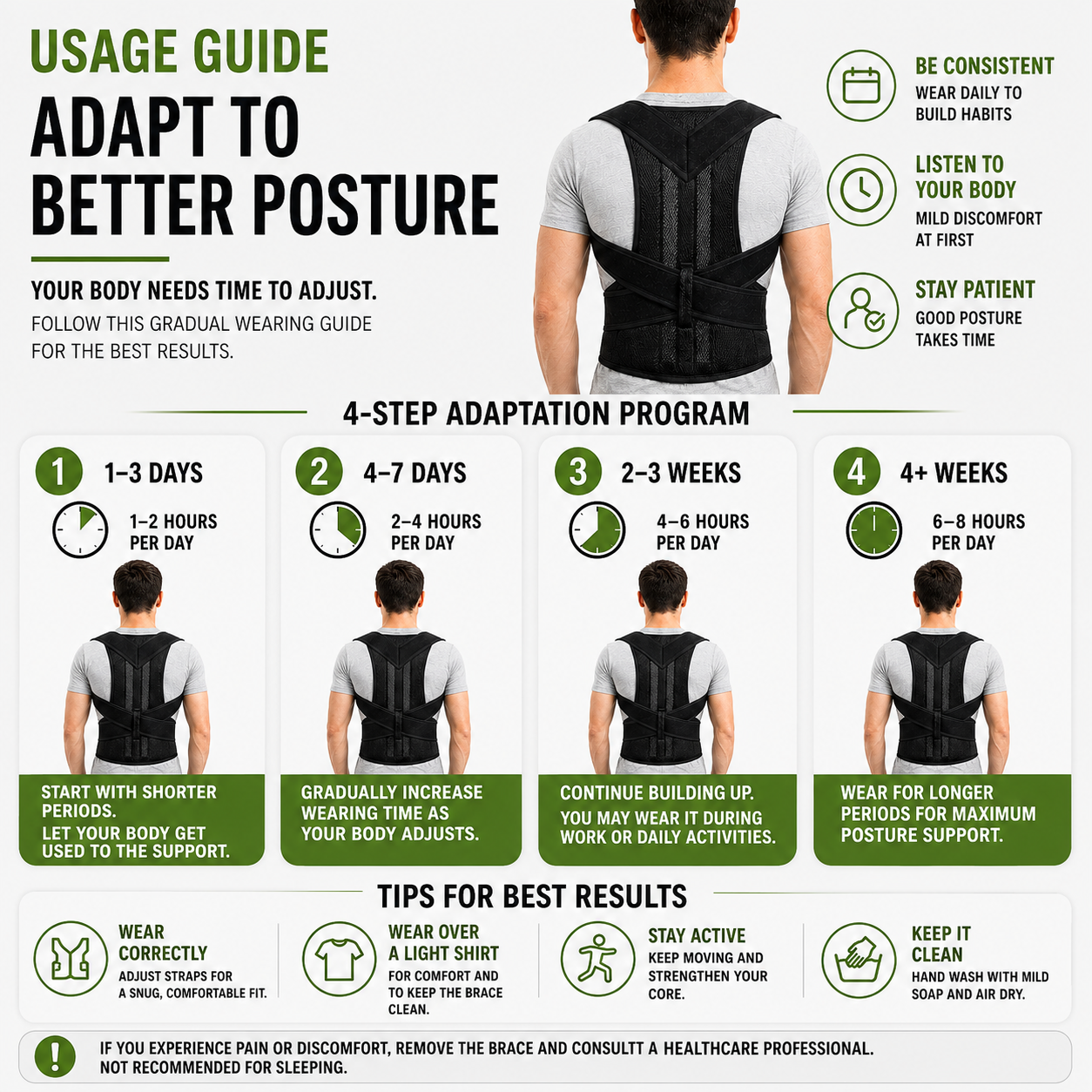 Nordspur | Spinalynx Adjustable One Piece Back Brace