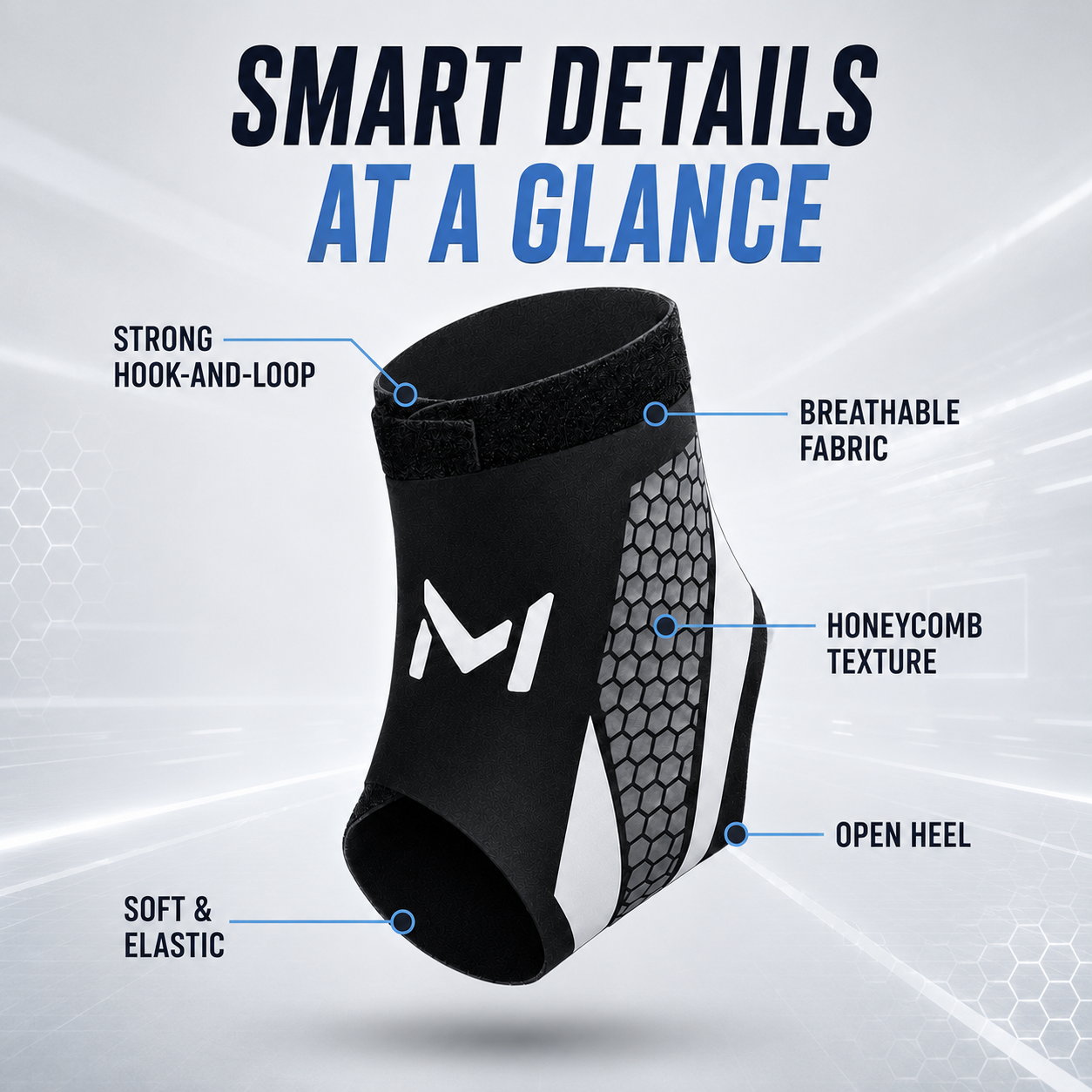 Nordspur | StrideSentry Adjustable Ankle Support Sleeve