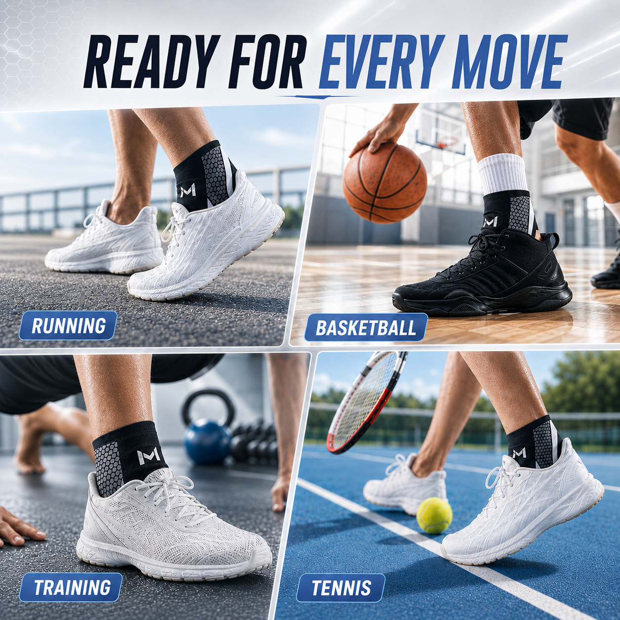 Nordspur | StrideSentry Adjustable Ankle Support Sleeve